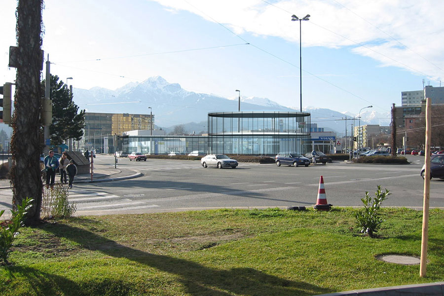 Entwurf Einkaufszentrum Denzelpark Innsbruck