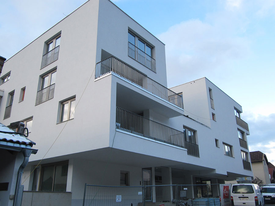 Wohn- und Geschäftshaus Meilstsrasse Zirl, Entwurf: Riccione Architekten